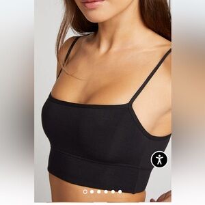 Negative underwear cotton bralettes black and white size 2